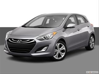 2013 Hyundai Elantra 4-door GT  Hatchback Front angle medium view photo